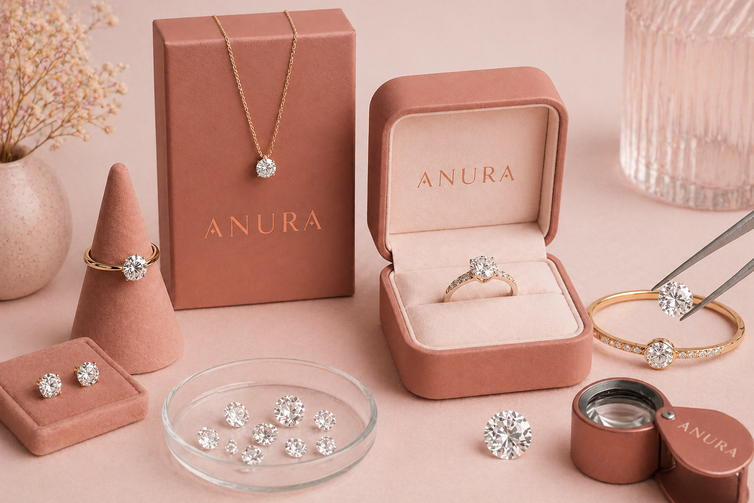 Anura diamond jewellery products